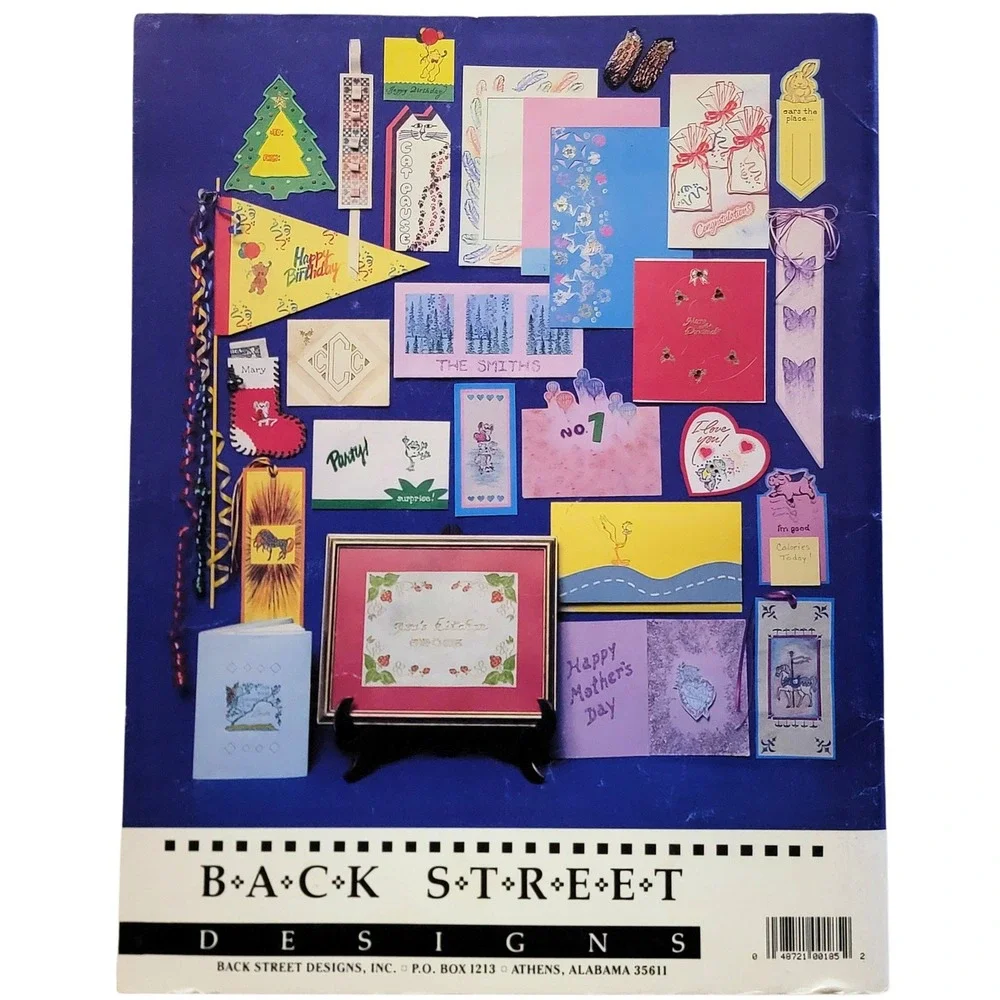 VTG 80s 90s Rubber‎ Stamping Idea Books Lot of 2 Back Street Designs Comotion